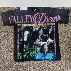 Valley Dreams Black Graphic Tee